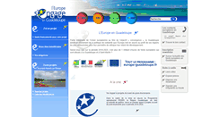 Desktop Screenshot of europe-guadeloupe.fr